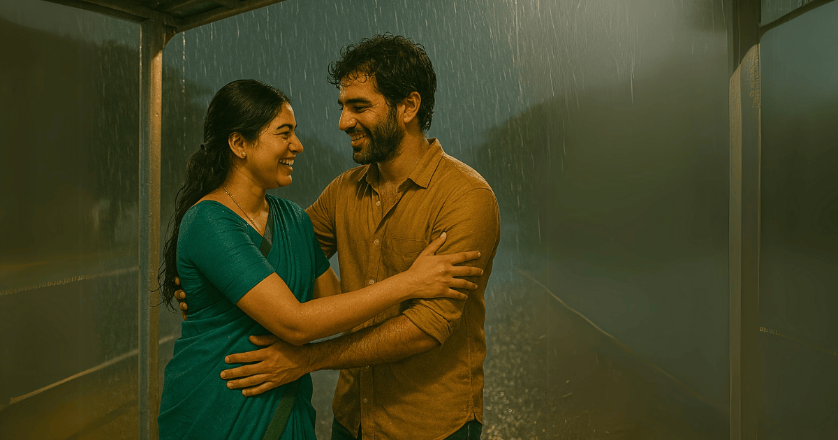 மழையில் நடந்த காதல் - Blog Poster